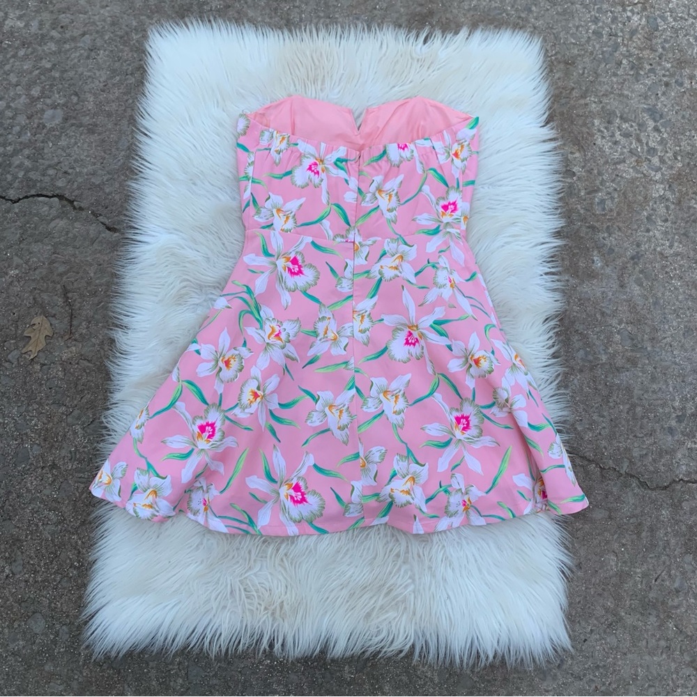 LovPosh Pink Floral Print Mini Dress - Picture 5 of 6
